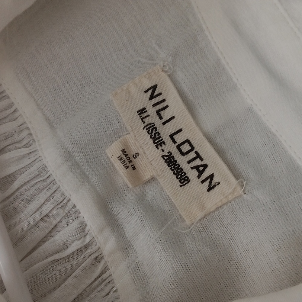 NILI  LOTAN..NORMANDY BLOUSE..SIZE SMALL - Picture 4 of 5